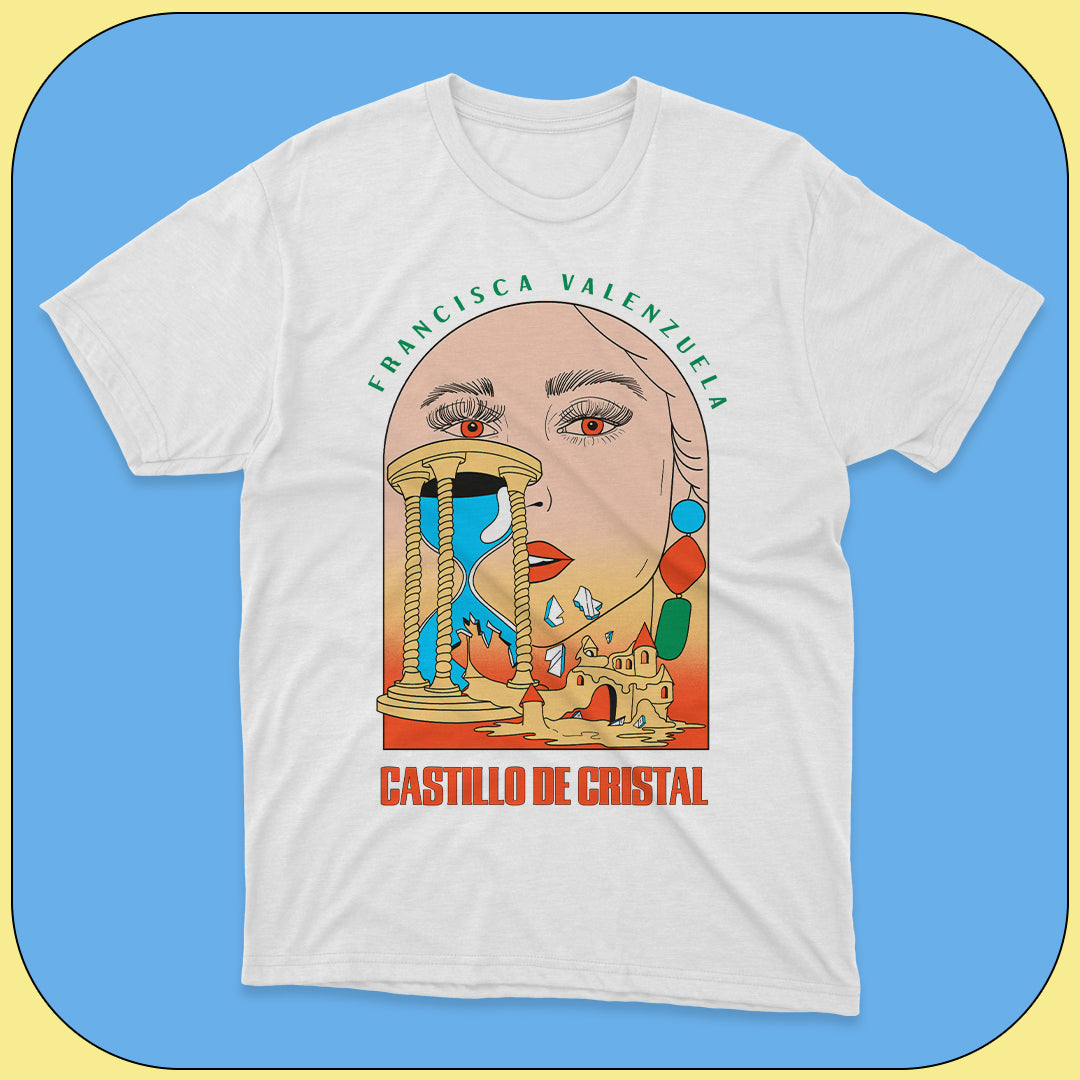 Polera - Castillo de Cristal (blanca)