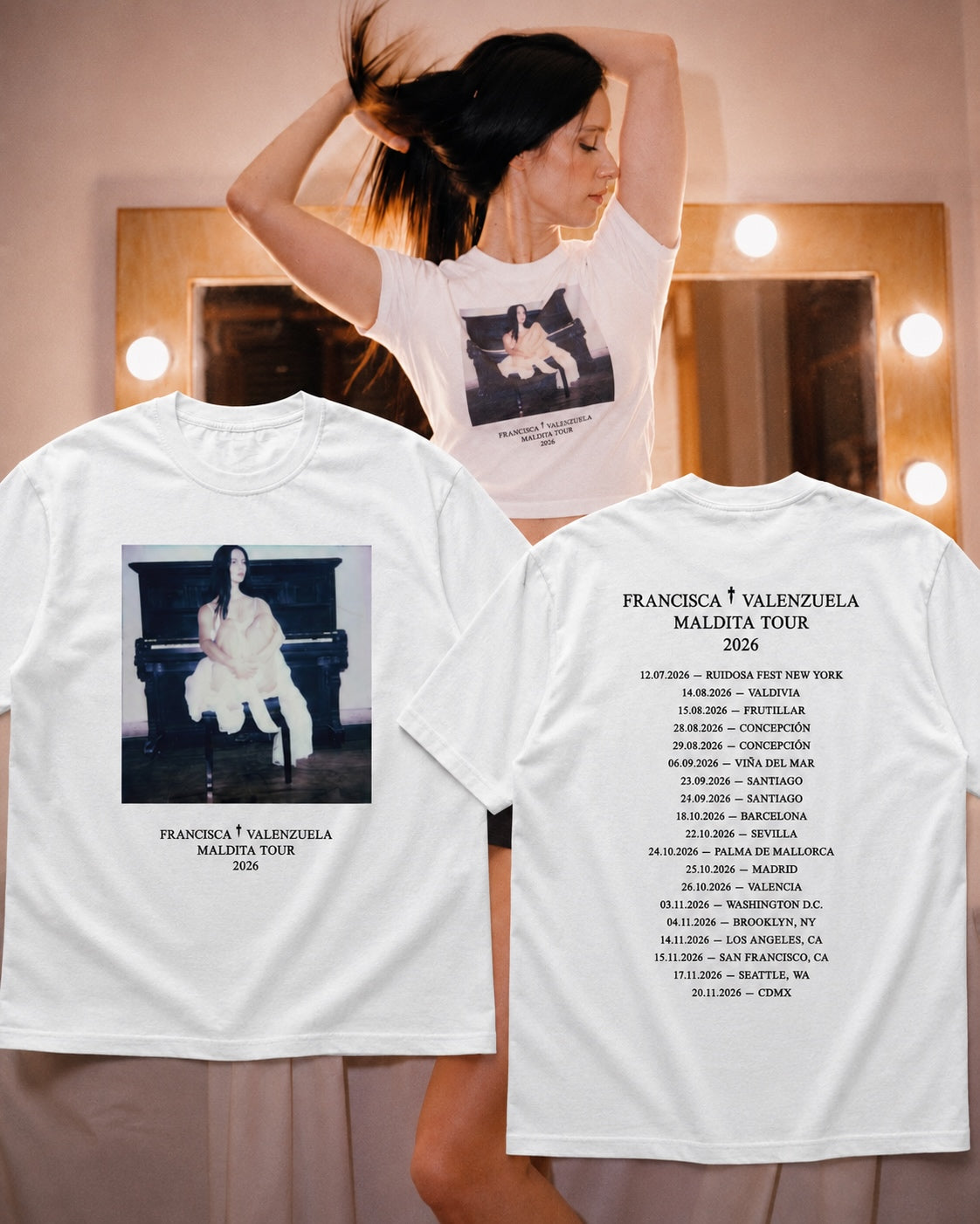 Polera MALDITA 2026 Polaroid
